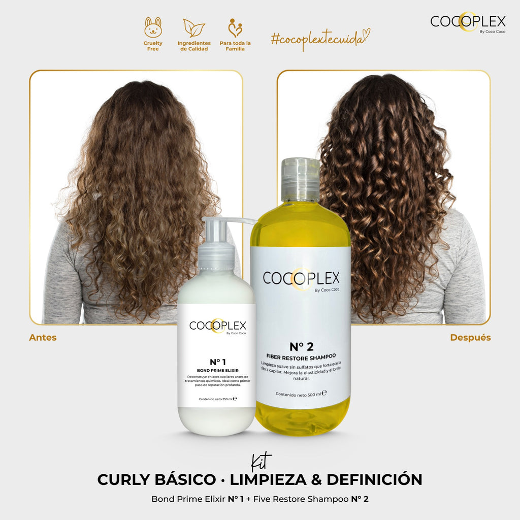 KIT CURLY BÁSICO · LIMPIEZA & DEFINICIÓN