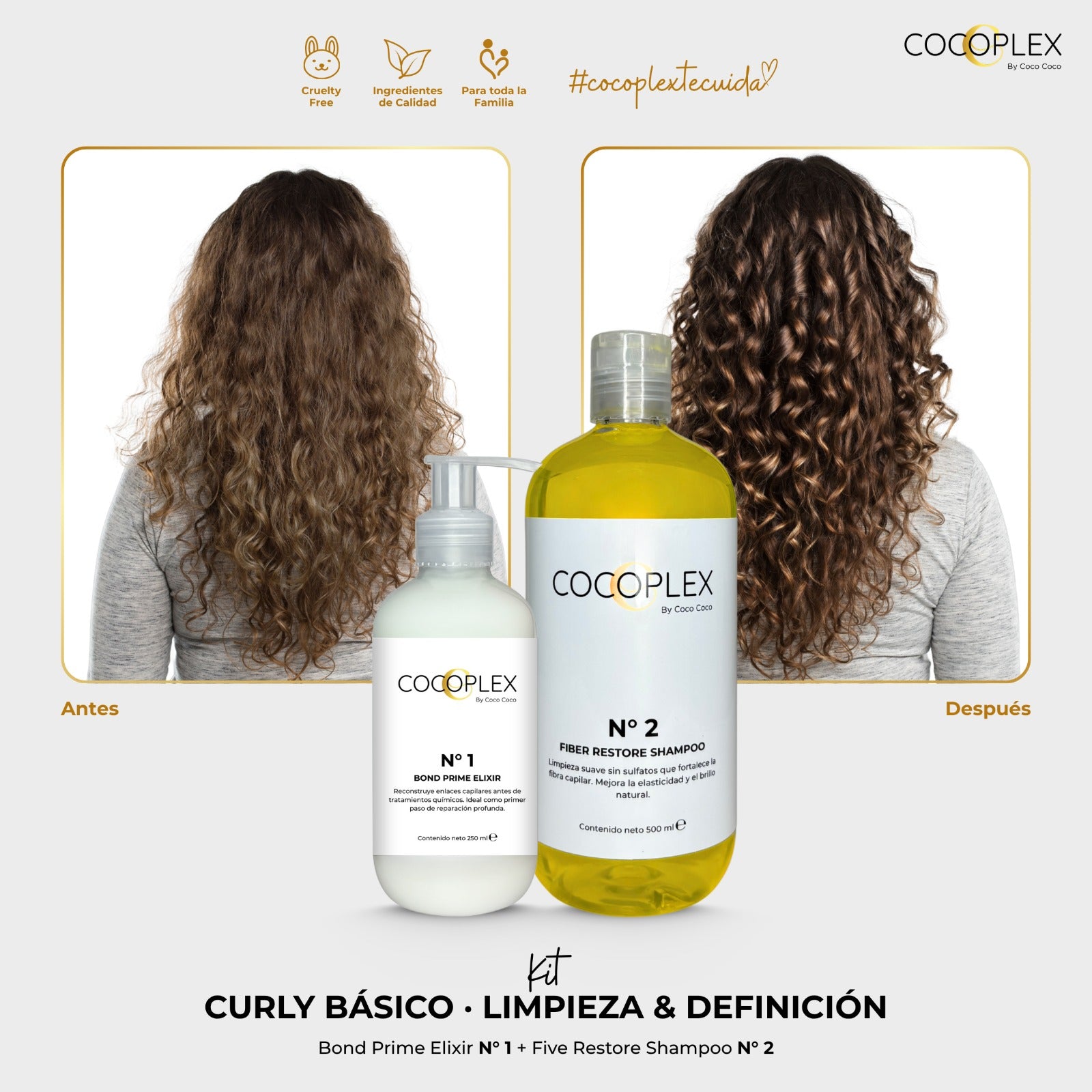 KIT CURLY BÁSICO · LIMPIEZA & DEFINICIÓN